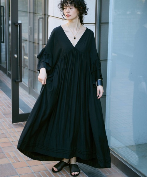 Libra Cue ワンピース 2wayカフタンワンピース : ZOZOTOWN Yahoo