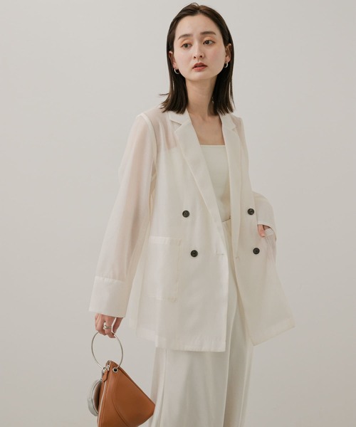 SENSE OF PLACE｜シアーテーラードジャケット | Rakuten Fashion