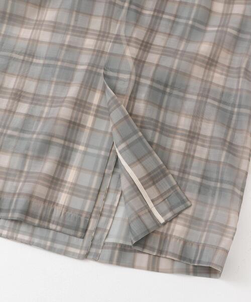 SENSE OF PLACE by URBAN RESEARCH（センスオブプレイスバイアーバンリサーチ）の「シアーテーラードジャケット（その他アウター・レディース・チェック/ブラック/アイボリー/ブラウン・ONE）」の16枚目の写真