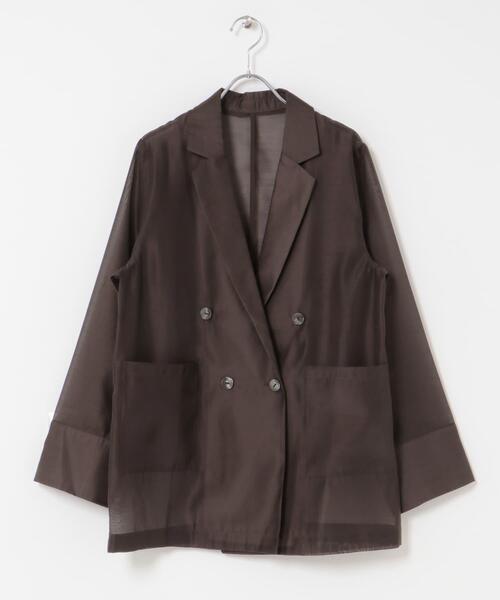 セール】シアーテーラードジャケット（その他アウター）｜SENSE OF