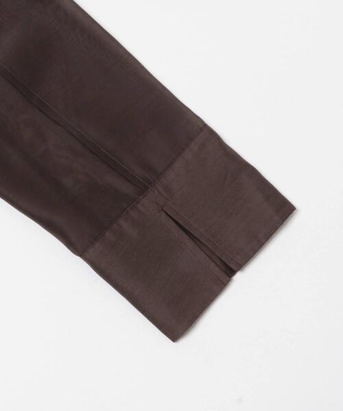 SENSE OF PLACE by URBAN RESEARCH（センスオブプレイスバイアーバンリサーチ）の「シアーテーラードジャケット（その他アウター・レディース・チェック/ブラック/アイボリー/ブラウン・ONE）」の5枚目の写真