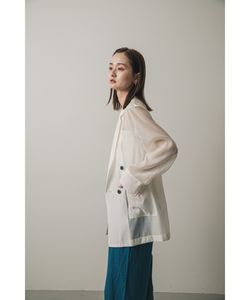 未使用SENSEOFPLACE シアーテーラードジャケット SENSE OF PLACE｜シアーテーラードジャケット | Rakuten Fashion