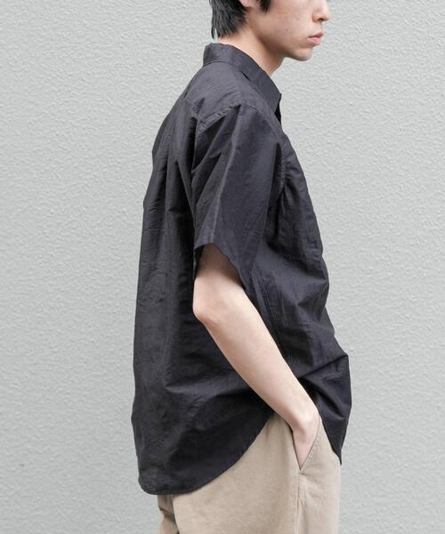 FORK&SPOON（フォークアンドスプーン）の「FORK&SPOON　リネンワッシャーレギュラーカラーシャツ（シャツ/ブラウス・メンズ・ホワイト系その他/ブラック系その他・5/4）」の20枚目の写真