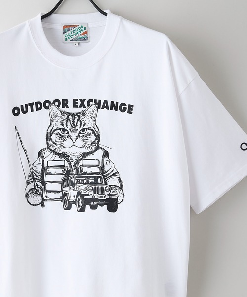 アウトドア Tシャツ 20 OUTDOOR EXCHANGE/アウトドアエクスチェンジ】アニマルプリント