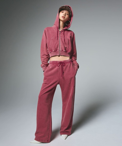 パーカー DUSTY COMPACT ZIP UP SWEAT HOODIE レディース X-girl パーカー DUSTY COMPACT ZIP UP SWEAT HOODIE レディース