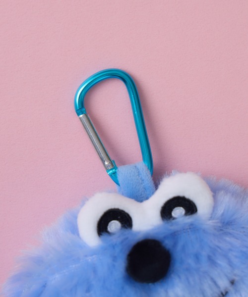 パペットスンスン】カラビナ付ファスナーマスコット（ポーチ