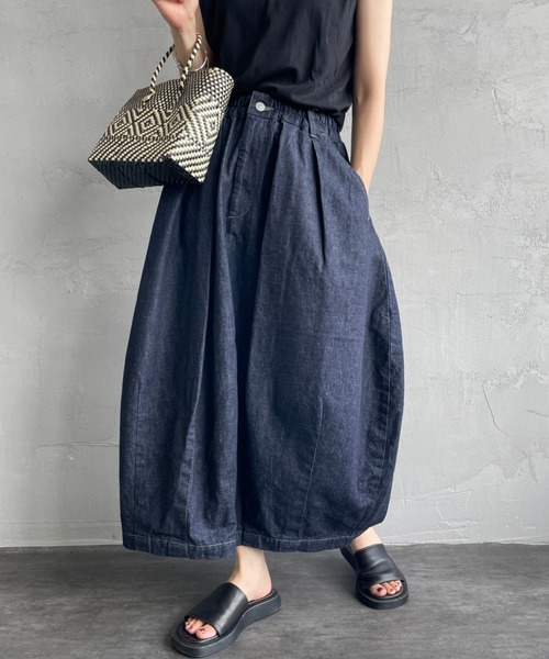 HARVESTY（ハーベスティ）の「[HARVESTY/ハーベスティ] 10オンス デニム サーカススカート（スカート・レディース・インディゴブルー・0）」の3枚目の写真