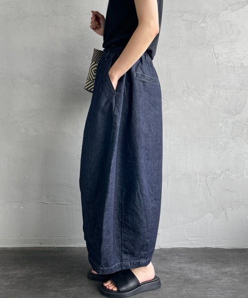 HARVESTY（ハーベスティ）の「[HARVESTY/ハーベスティ] 10オンス デニム サーカススカート（スカート・レディース・インディゴブルー・0）」の4枚目の写真