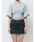 EMODA�i�G���_�j�́uSHIRRING MINI TOP�iT�V���c/�J�b�g�\�[�j�v�b�u���[