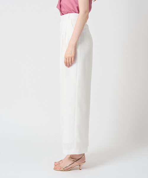 ANAYI(アナイ)の「【セットアップ対応商品】リネンライクビエラタックパンツ(その他パンツ・レディース・ホワイト/ブラウン/ベージュ・36/38)」の5枚目の写真