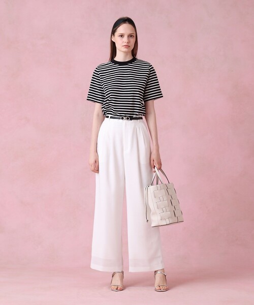 ANAYI(アナイ)の「【セットアップ対応商品】リネンライクビエラタックパンツ(その他パンツ・レディース・ホワイト/ブラウン/ベージュ・36/38)」の9枚目の写真