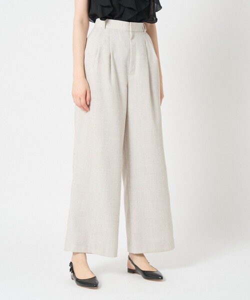 ANAYI(アナイ)の「【セットアップ対応商品】リネンライクビエラタックパンツ(その他パンツ・レディース・ホワイト/ブラウン/ベージュ・36/38)」の17枚目の写真