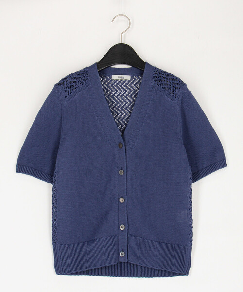 COMME CA（コムサ）の「擬麻コットン カーディガン（カーディガン/ボレロ・レディース・ブルー/ライトグレー/チャコール・11号/9号）」の3枚目の写真