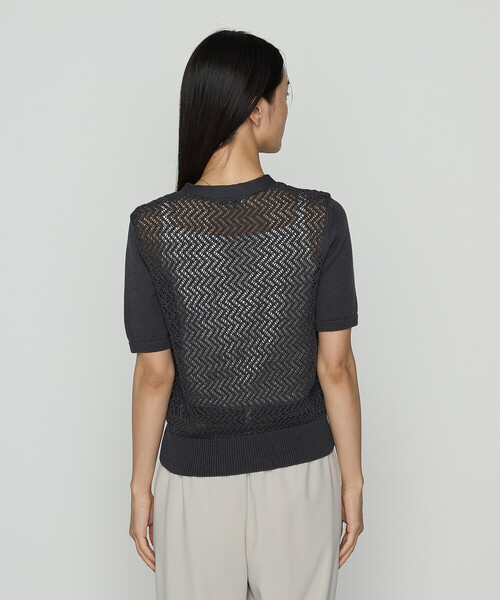 COMME CA（コムサ）の「擬麻コットン カーディガン（カーディガン/ボレロ・レディース・ブルー/ライトグレー/チャコール・11号/9号）」の17枚目の写真