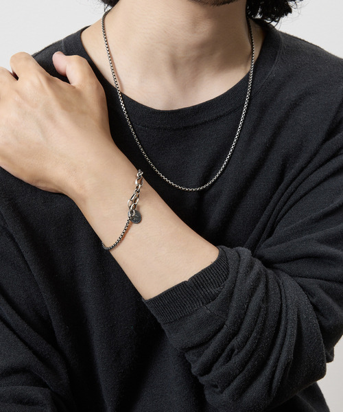 HARIM(ハリム)の「HARIM ハリム / NARROW SQUARE BLOCK CHAIN BRACELET シルバー925ナロースクエアブロックチェーンブレスレット / HRC019 BC(ブレスレット・メンズ・シルバー・FREE)」の13枚目の写真