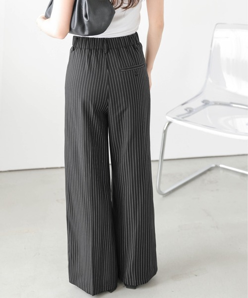 Acne Studios ストライプ ワイドスラックス Acne Studios ストライプ ワイドスラックス（ストライプ パンツ