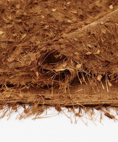 SENSE OF PLACE by URBAN RESEARCH（センスオブプレイスバイアーバンリサーチ）の「フリンジテープトップ(半袖)（Tシャツ/カットソー・レディース・オレンジ/キャメル/ブラック/オフホワイト・ONE）」の10枚目の写真