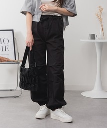 リラックスワイド パラシュートパンツ