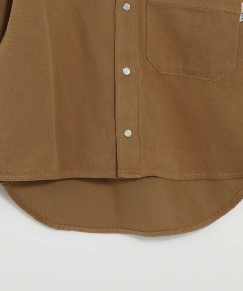 MAKE YOUR DAY（メイクユアデイ）の「無地バンドカラー長袖シャツ■80～140cm（シャツ/ブラウス・キッズ・ブルー/ブラック/ベージュ・140/130/120/110/100/90/80）」の20枚目の写真