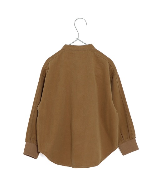 MAKE YOUR DAY（メイクユアデイ）の「無地バンドカラー長袖シャツ■80～140cm（シャツ/ブラウス・キッズ・ブルー/ブラック/ベージュ・140/130/120/110/100/90/80）」の12枚目の写真