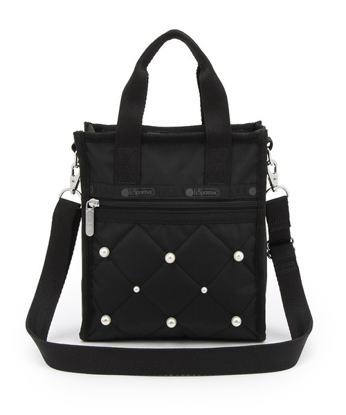 MINI N/S TOTE W/ PEARLS ミッドナイトパール（ショルダーバッグ