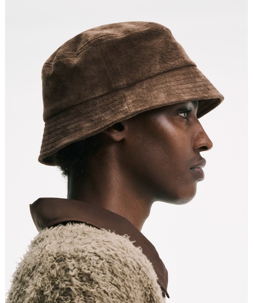 SOPHNET.（ソフネット）の「SUEDE BUCKET HAT（ハット・メンズ・ブラウン・FREE）」の2枚目の写真