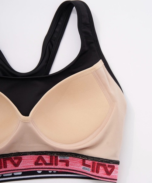 FILA（フィラ）の「ブラトップ（スポーツブラ・レディース・ネイビー/ピンク/サックスブルー/ブラック・MEDIUM/X-LARGE/LARGE）」の9枚目の写真