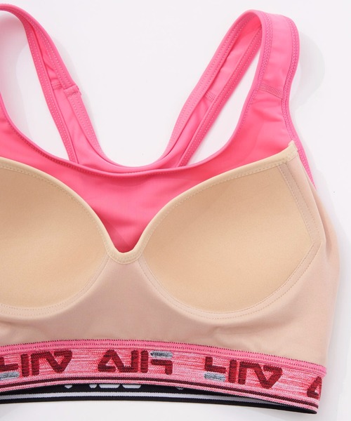 FILA（フィラ）の「ブラトップ（スポーツブラ・レディース・ネイビー/ピンク/サックスブルー/ブラック・MEDIUM/X-LARGE/LARGE）」の14枚目の写真