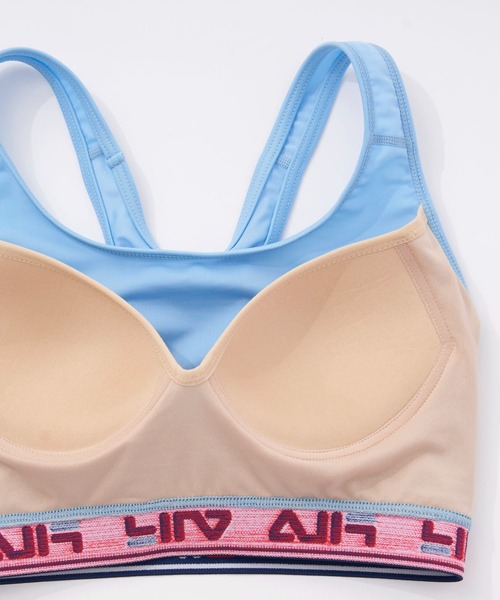 FILA（フィラ）の「ブラトップ（スポーツブラ・レディース・ネイビー/ピンク/サックスブルー/ブラック・MEDIUM/X-LARGE/LARGE）」の19枚目の写真