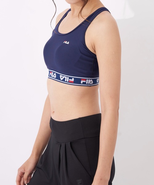 FILA（フィラ）の「ブラトップ（スポーツブラ・レディース・ネイビー/ピンク/サックスブルー/ブラック・MEDIUM/X-LARGE/LARGE）」の21枚目の写真