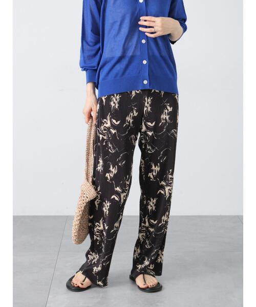 Lugnoncure(ルノンキュール)の「【セルフカット】無地/柄アソートプリーツパンツ(その他パンツ・レディース・ブラウン/オフホワイト/ブルー/ネイビー/ブラック・F)」の8枚目の写真