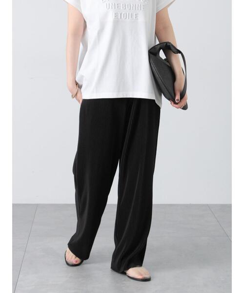 Lugnoncure(ルノンキュール)の「【セルフカット】無地/柄アソートプリーツパンツ(その他パンツ・レディース・ブラウン/オフホワイト/ブルー/ネイビー/ブラック・F)」の17枚目の写真