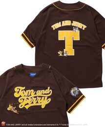TOM&JERRY(gAhWF[)́ySEQUENZiV[NGYjzTJ TROBLE MAKER BASEBALL SHIRTS / gƃWF[ Vc  by hJ |Cg(Vc/uEX)
