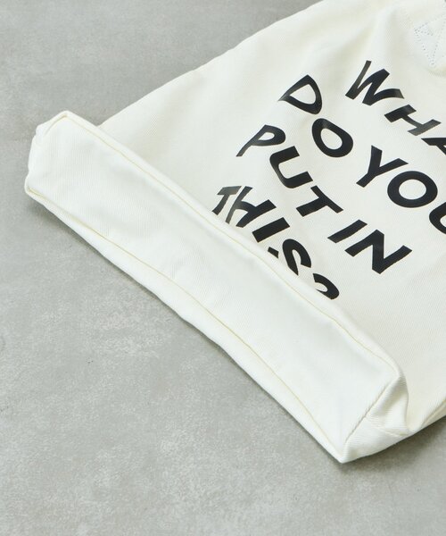 BIRTHDAY BAR（バースデイバー）の「コットンツイルロゴトートバッグ（トートバッグ・レディース・ホワイト/ブルー/グリーン/ブラウン・0）」の21枚目の写真