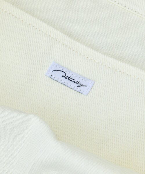 BIRTHDAY BAR（バースデイバー）の「コットンツイルロゴトートバッグ（トートバッグ・レディース・ホワイト/ブルー/グリーン/ブラウン・0）」の5枚目の写真