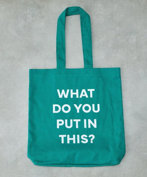 BIRTHDAY BAR（バースデイバー）の「コットンツイルロゴトートバッグ（トートバッグ・レディース・ホワイト/ブルー/グリーン/ブラウン・0）」の14枚目の写真