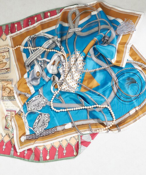 manipuri: スカーフ 65×65（バンダナ/スカーフ）｜manipuri