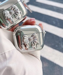 Fun & Daily(t@AhfC[)Silver Ribbon AirPods4 Case / GA|bYS(wbhtH/Cz)