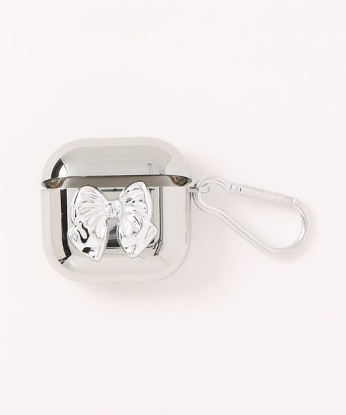 Fun & Daily（ファンアンドデイリー）の「Silver Ribbon AirPods4 Case / エアポッズ４（ヘッドフォン/イヤホン・レディース・シルバー・FREE）」の6枚目の写真