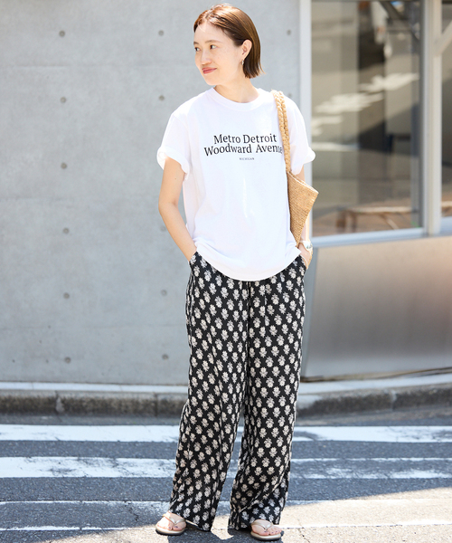 habi サテンテーパード　パンツ　 SLOBE IENA インドサテンパンツ（その他パンツ）｜SLOBE IENA