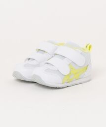 ASICS（アシックス）の「ASICS アシックス 13-155 IDAHO BABY MID T アイダホ ベビー MID T 1144A414 100  WHT/L.YEL（スニーカー・キッズ）」