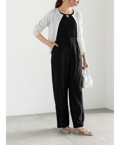 Te chichi(テチチ)の「レーヨンリネンバギーパンツ(その他パンツ・レディース・ベージュ/ブラック/ブラウン・F)」の12枚目の写真