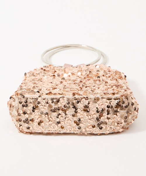 AIMER（エメ）の「【WEB限定】リングハンドルスパンコールパーティーバッグ（ハンドバッグ・レディース・ベージュ/シルバー・FREE）」の17枚目の写真