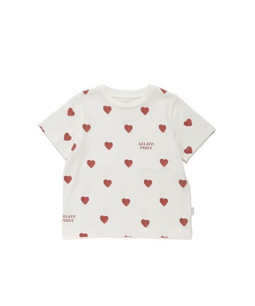 セール】【KIDS】ハート柄Tシャツ（ルームウェア/パジャマ）｜gelato