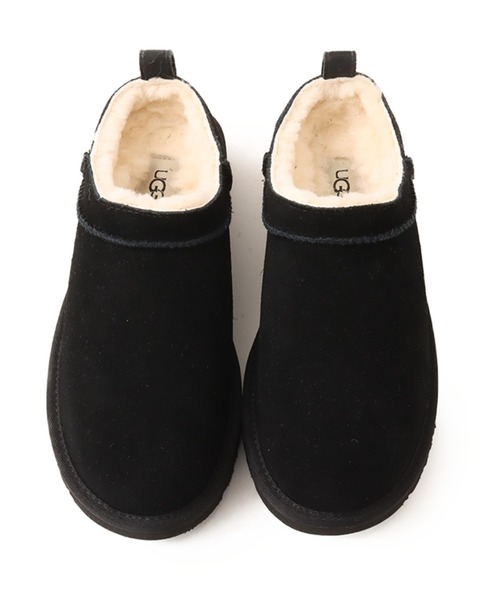 UGG(アグ)の「UGG W CLASSIC MICRO / アグ クラシック マイクロ(ブーツ・レディース・ブラック・23.0cm/24.0cm/25.0cm/22.0cm)」の2枚目の写真