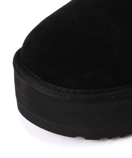 UGG(アグ)の「UGG(アグ)Classic Ultra Mini Platform /1135092(ブーツ・レディース・ベージュ/ブラック・8/7/6)」の7枚目の写真