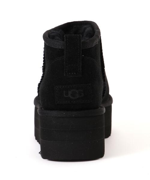 UGG(アグ)の「UGG(アグ)Classic Ultra Mini Platform /1135092(ブーツ・レディース・ベージュ/ブラック・8/7/6)」の9枚目の写真