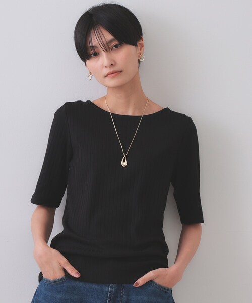 OPAQUE.CLIP（オペークドットクリップ）の「【2WAY】しずくメタルネックレス（ネックレス・レディース・シルバー/ゴールド・00）」の9枚目の写真