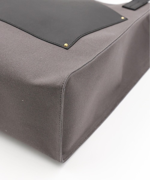 Leather Pocket Canvas Tote（トートバッグ）｜CULLNI（クルニ）の