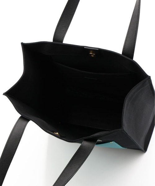 Leather Pocket Canvas Tote（トートバッグ）｜CULLNI（クルニ）の